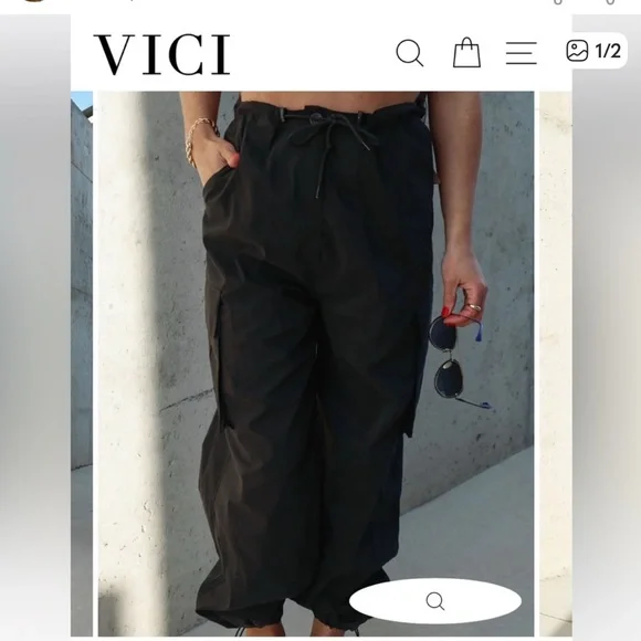 VICI jogger cargo pants Small - Picture 4 of 5